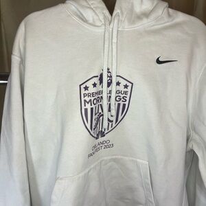 Nike White Premier League Mornings Live Hoodie